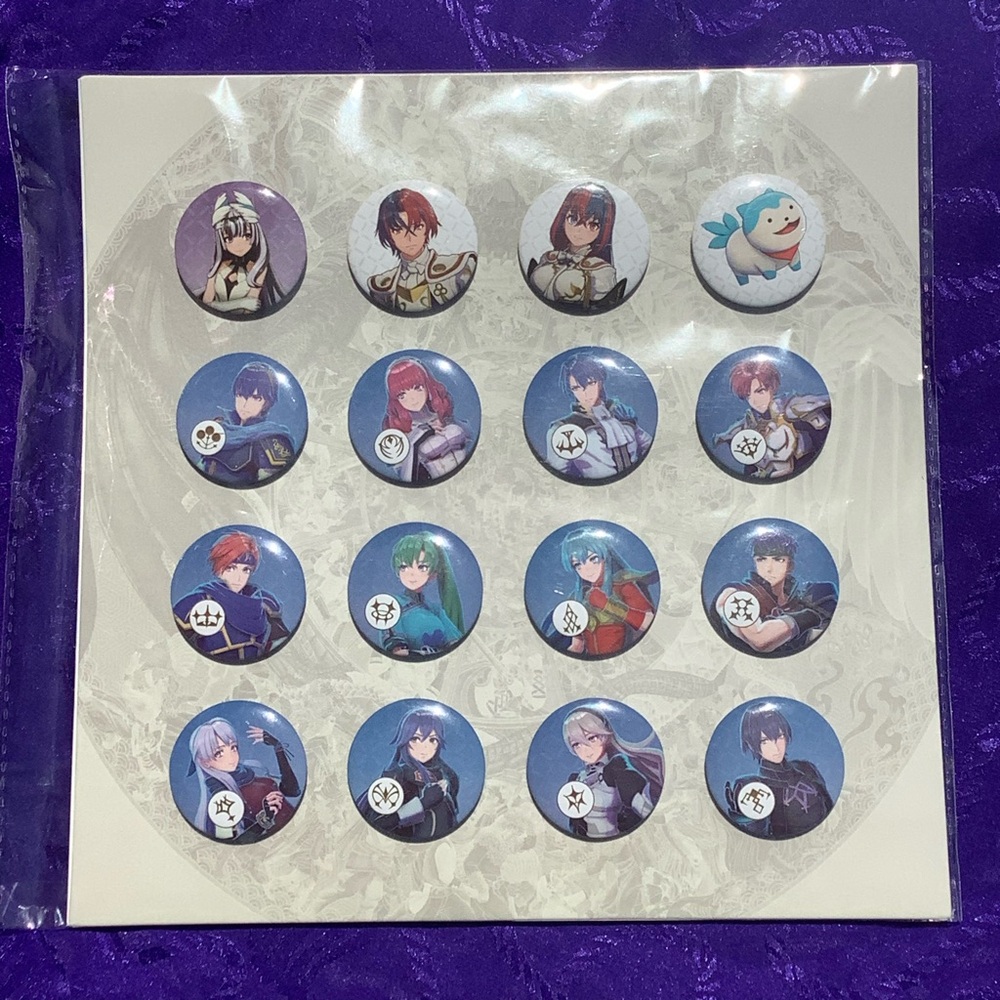 Fire Emblem Engage Characters Button Pin Set